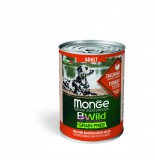 Monge BWild Grain Free Adult kutyakonzerv - pulyka sütőtökkel és cukkinivel 400 g