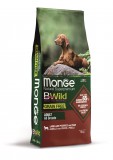 Monge BWild Grain Free All Breeds Adult száraz kutyatáp - bárány, burgonya, borsó 12 kg