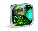 Monge BWild Grain Free Paté Terrine Sterilised - tonhal zöldségekkel 100 g