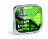 Monge BWild Grain Free Paté Terrine Sterilised - vaddisznó zöldségekkel 100 g