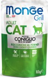 Monge Cat Grill Pouch ADULT nyúl 85 g