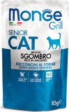 Monge Cat Grill Pouch SENIOR makréla 85 g