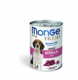 Monge Dog Fresh Adult konzerv - borjú 400 g