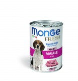 Monge Dog Fresh Adult konzerv - sertés 400 g
