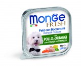 Monge Dog Fresh paté - csirke, zöldség 100 g