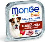 Monge Dog Fruit Paté&Chunkies bárány-alma 100 g