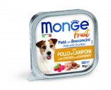 Monge Dog Fruit paté - csirke, málna 100 g