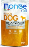 Monge Dog Grill PUPPY&JUNIOR csirke-pulyka 100 g