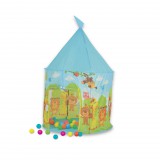 Moni Játszó sátor jurta alakú 25 labdával - Happy Zoo - Kék