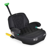 Moni JAX autós ülésmagasító háttámlával 125-150cm rögzítő hevederrel, ISOFIX FEKETE