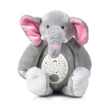 Moni Plüss zenélő éjszakai fény és projektor - Elefánt