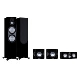 Monitor Audio Silver 500 7G FX 5.0 hangfal szett, zongoralakk fekete