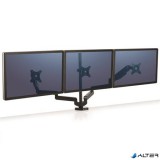 Monitortartó kar, három monitorhoz, FELLOWES "Platinum Series™ Trial", fekete
