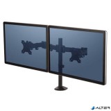 Monitortartó kar, két monitorhoz, FELLOWES, 'Reflex Series™'