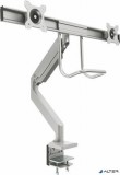 Monitortartó kar, két monitorhoz, FELLOWES "Eppa™ Crossbar", ezüst