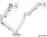 Monitortartó kar két monitorhoz, FELLOWES "Eppa™ "Dual", fehér