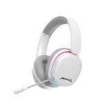 Monka Echo RS HG9070W vezeték nélküli gamer headset, tri-mode csatlakozás, RGB, fehér