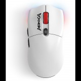 Monka Guru G995W Vezeték nélküli Gaming Egér Fehér (G995W)