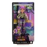 Monster High: Scare-adise Island – Clawdeen Wolf baba kiegészítőkkel - Mattel