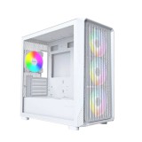 Montech X5M microATX miditorony számítógépház, ARGB, edzett üveg, fehér