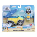 Moose Enterprise Bluey: Beach Quad játékszett Bandit figurával