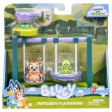 Moose Enterprise Bluey: Játszótér játékszett Bingó és Teknős figurával