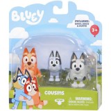 Moose Enterprise Bluey: Unokatesók játékszett - Bingo, Muffin, Socks