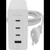 mophie 409909309 mobiltelefon töltő Laptop, Okostelefon, Táblagép Fehér Váltakozó áram Gyorstöltés Beltéri (MPH056)