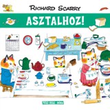 Móra könyvkiadó Richard Scarry: Tesz-Vesz város - Asztalhoz! - könyv