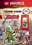 Móra könyvkiadó Susanne Valenti, Caroline Peckham: Lego Ninjago - Legendás csaták - Kereső és matricás foglalkoztatókönyv - könyv