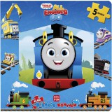 Mora Móra: Thomas és barátai – Első kirakós könyvem 5 puzzle kirakóval