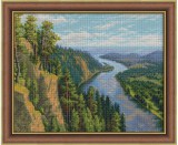 MOSFA Gyémántfestés szett, folyó, 50x40cm