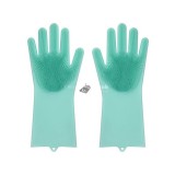 Mosogatós kesztyű szilikon konyhai súrolóval