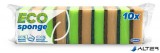 Mosogatószivacs, 10 db, BONUS