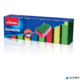 Mosogatószivacs, 9 db, VILEDA "Rainbow"