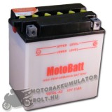 MotoBatt YB10L-A2 12V 11Ah Motor akkumulátor sav nélkül