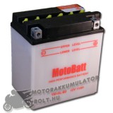 MotoBatt YB10L-B2 12V 11Ah Motor akkumulátor sav nélkül