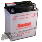MotoBatt YB12B-B2 12V 12Ah Motor akkumulátor sav nélkül
