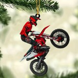 Motorkerékpáros dísz