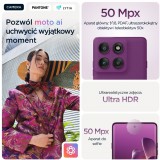 Motorola edge 60 pro 16,9 cm (6.67") Kettős SIM Android 15 5G USB C-típus 12 GB 512 GB 6000 mAh Lila (PB7X0071SE)