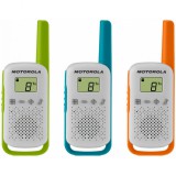 Motorola Talkabout T42 Triple Walkie-Talkie (3 Pcs) Blue/Orange/Green B4P00811MDKMAW