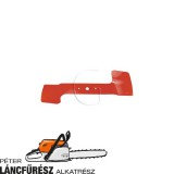 Mountfield M4609 fűnyíró kés, L 395 mm, Ø szélső furatok 6,4 mm, vastagság 3 mm