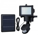 Mozgásérzékelős LED Solar (napelemes) reflektor kültéri használatra