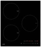 MPM-45-IM-07 6.1 kW, 3 zóna Fekete beépíthető indukciós főzőlap