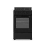 MPM 53-KEC-34 6600 W, 52 l, 4 zóna Fekete elektromos tűzhely vitrokerámia főzőlappal