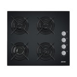 MPM 60-GMG-08 7.35kW Négy Zónás Fekete Beépíthető Gáz főzőlap