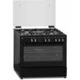 MPM 93-KGM-32 5 Zónás, 3.6kW, 95l, (D) Fekete Kombinált tűzhely