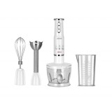 MPM MBL-43, 600 W, 500 ml, 3 fokozat, Fehér-Inox, Botmixer Készlet