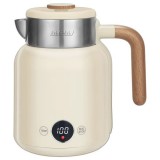 MPM MCZ-128-B1, max. 2200 W, 1.5 l, 40 °C - 100 °C, Fehér-Inox-Fa, Vízforraló