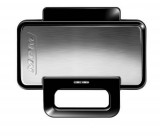 MPM MOP-43M 1000W, 2 gofri, 4 szendvics Fekete-Inox 3 az 1-ben szendvics- gofri- grillsütő